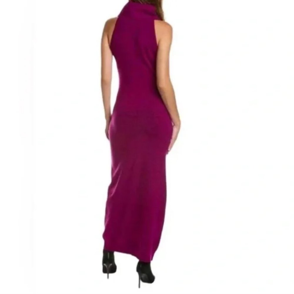 NWT Ronny Kobo Mockneck Sweater Dress, Violet, S - Picture 2 of 10